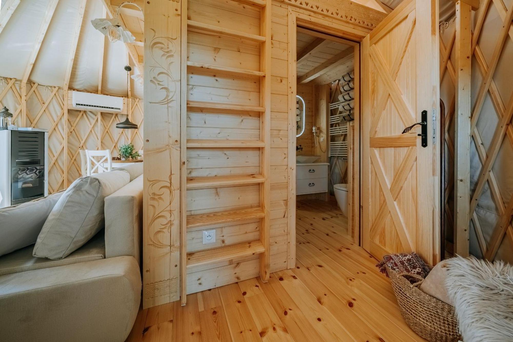 Jurta Na Wypasie - Luksusowy Namiot Z Widokiem Na Gory - Jacuzzi, Sauna, Split Ac, Private, Star View 扎科帕内 外观 照片