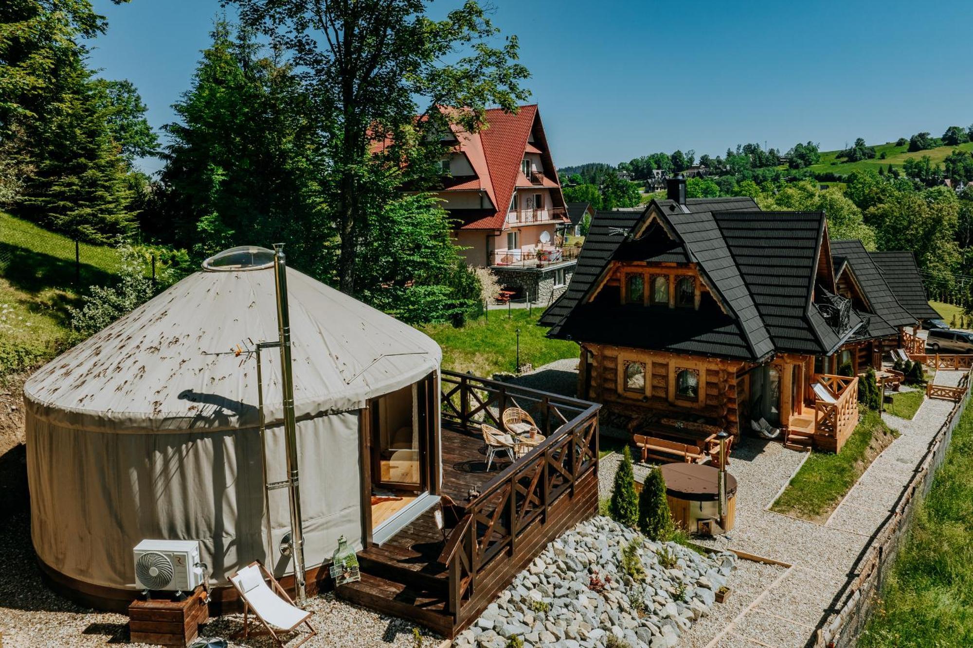 Jurta Na Wypasie - Luksusowy Namiot Z Widokiem Na Gory - Jacuzzi, Sauna, Split Ac, Private, Star View 扎科帕内 外观 照片