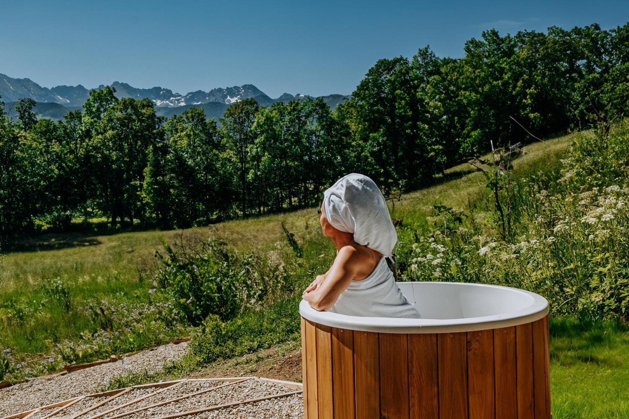 Jurta Na Wypasie - Luksusowy Namiot Z Widokiem Na Gory - Jacuzzi, Sauna, Split Ac, Private, Star View 扎科帕内 外观 照片